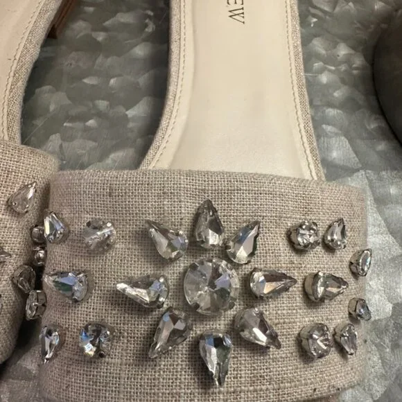 J crew factory jeweled Slides womans Size 9 - Picture 7 of 7